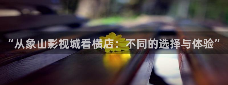 妈妈的朋友奇奇影院：“从象山影视城看横店：不同的选择与体验”